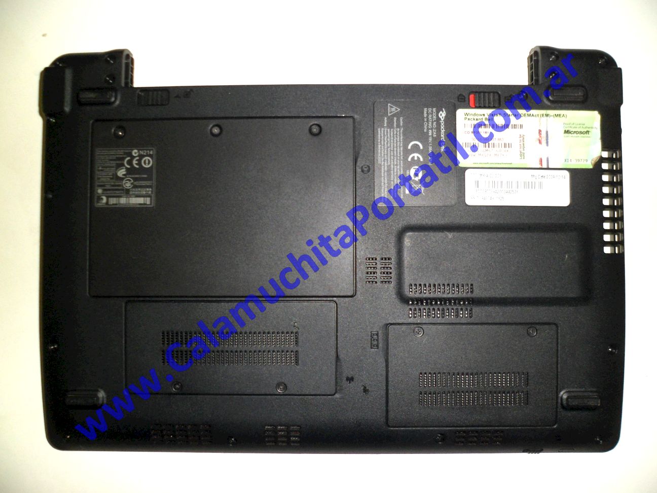 Carcasa Base Packard Bell Dot-M-A - ZA8