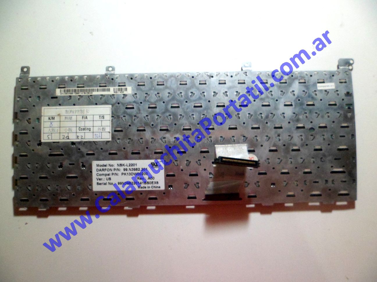 Teclado Dell Inspiron 5150