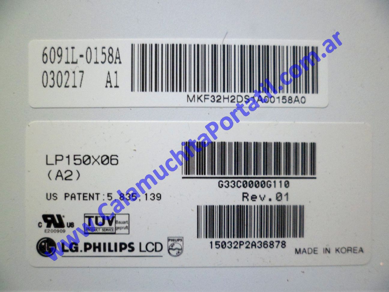 Display Toshiba Satellite Pro M15-S405