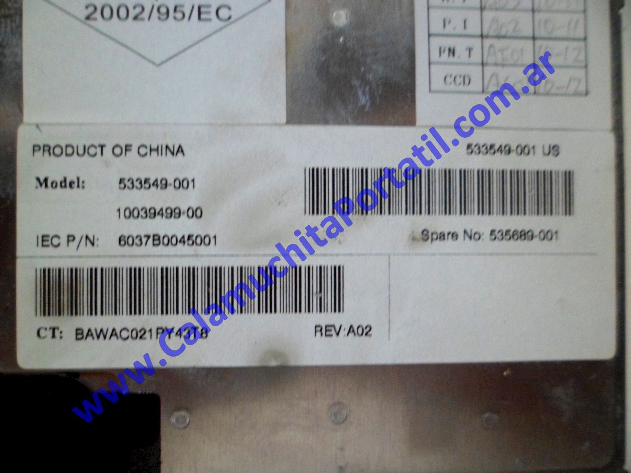 Teclado Compaq Mini 102