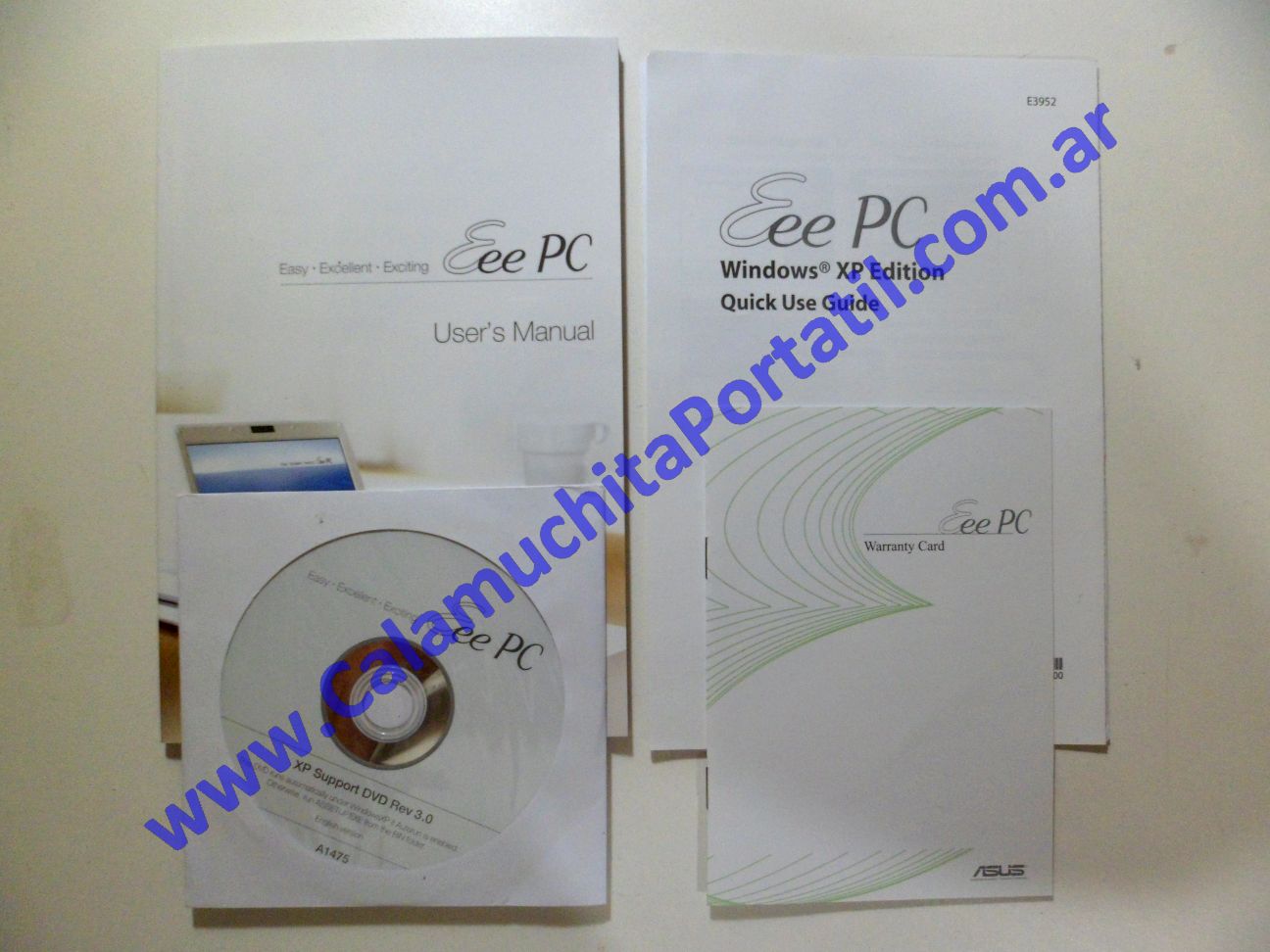 Manual Asus Eee PC 1000HE