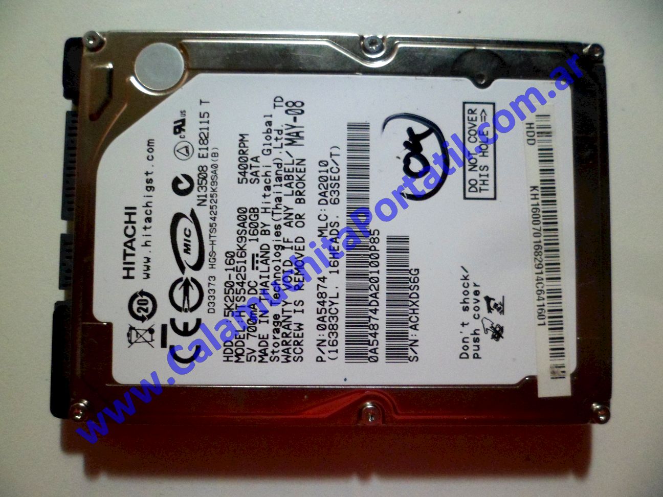 Disco Rígido Acer Aspire 5720-4794 - ICL50