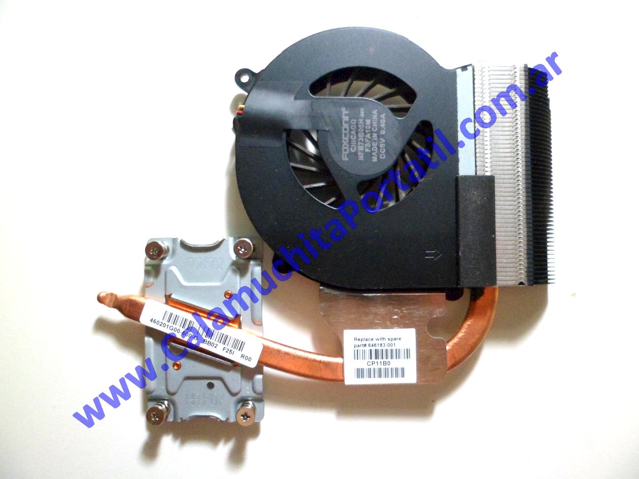 Cooler Compaq Presario CQ57-311SS - QH668EA#ABE