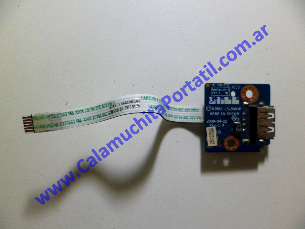 Placa USB Lenovo G555 - 0873