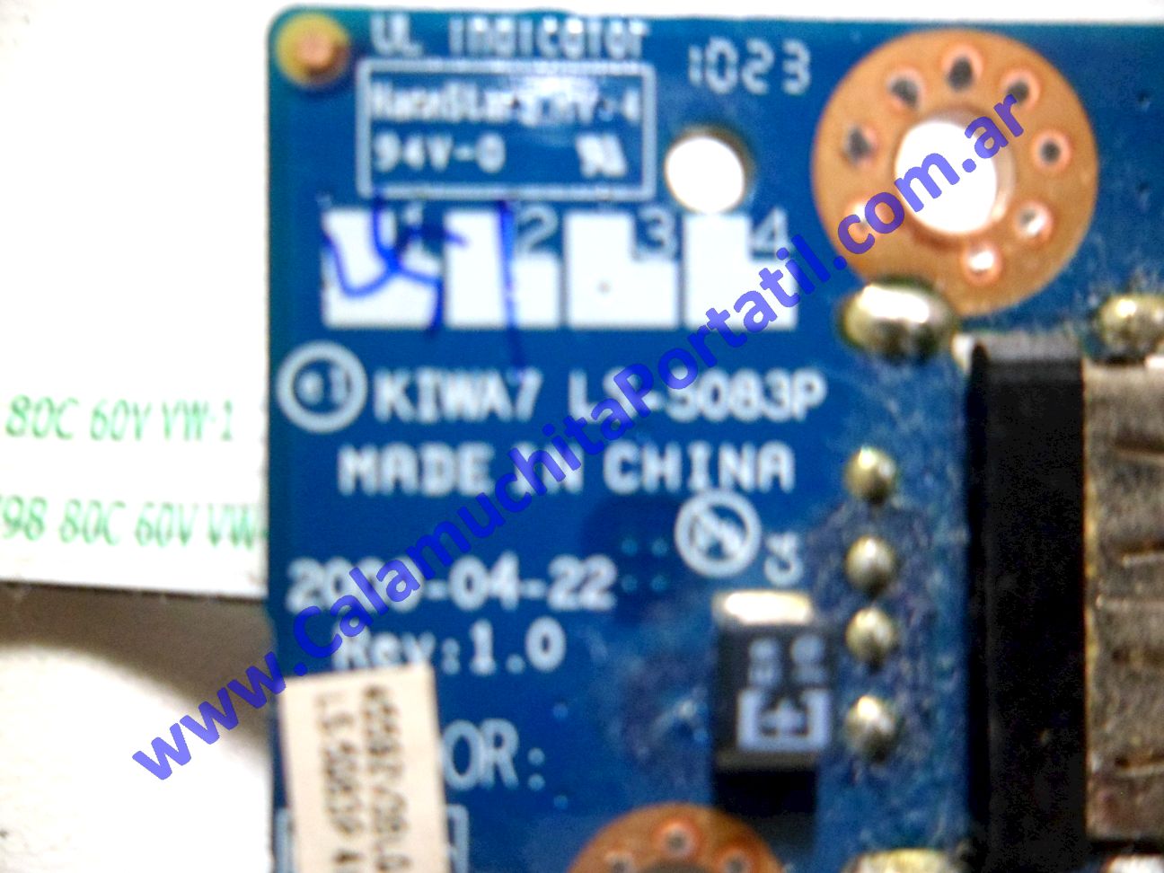 Placa USB Lenovo G555 - 0873
