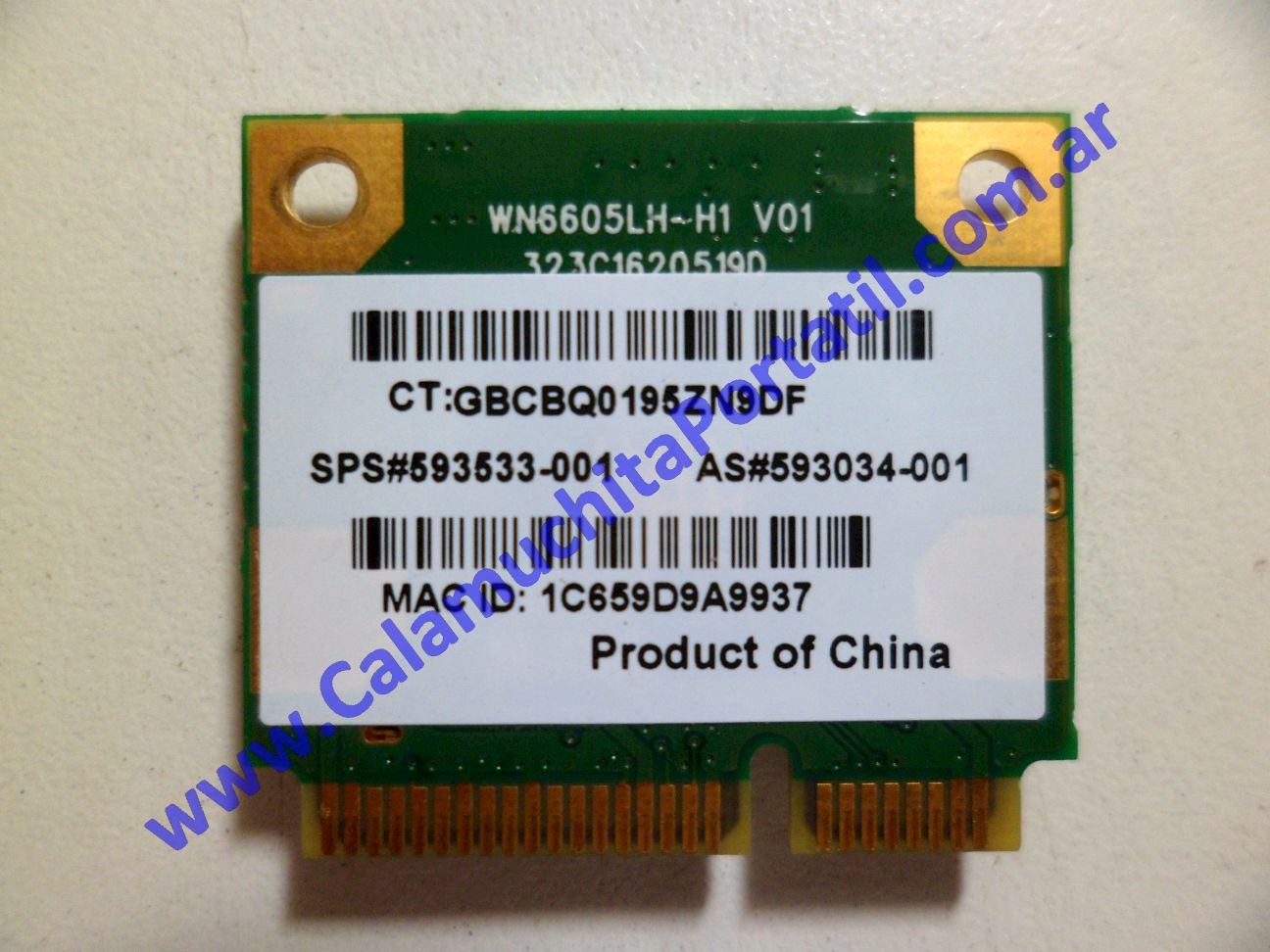 Placa Wifi Compaq G62-b48SF