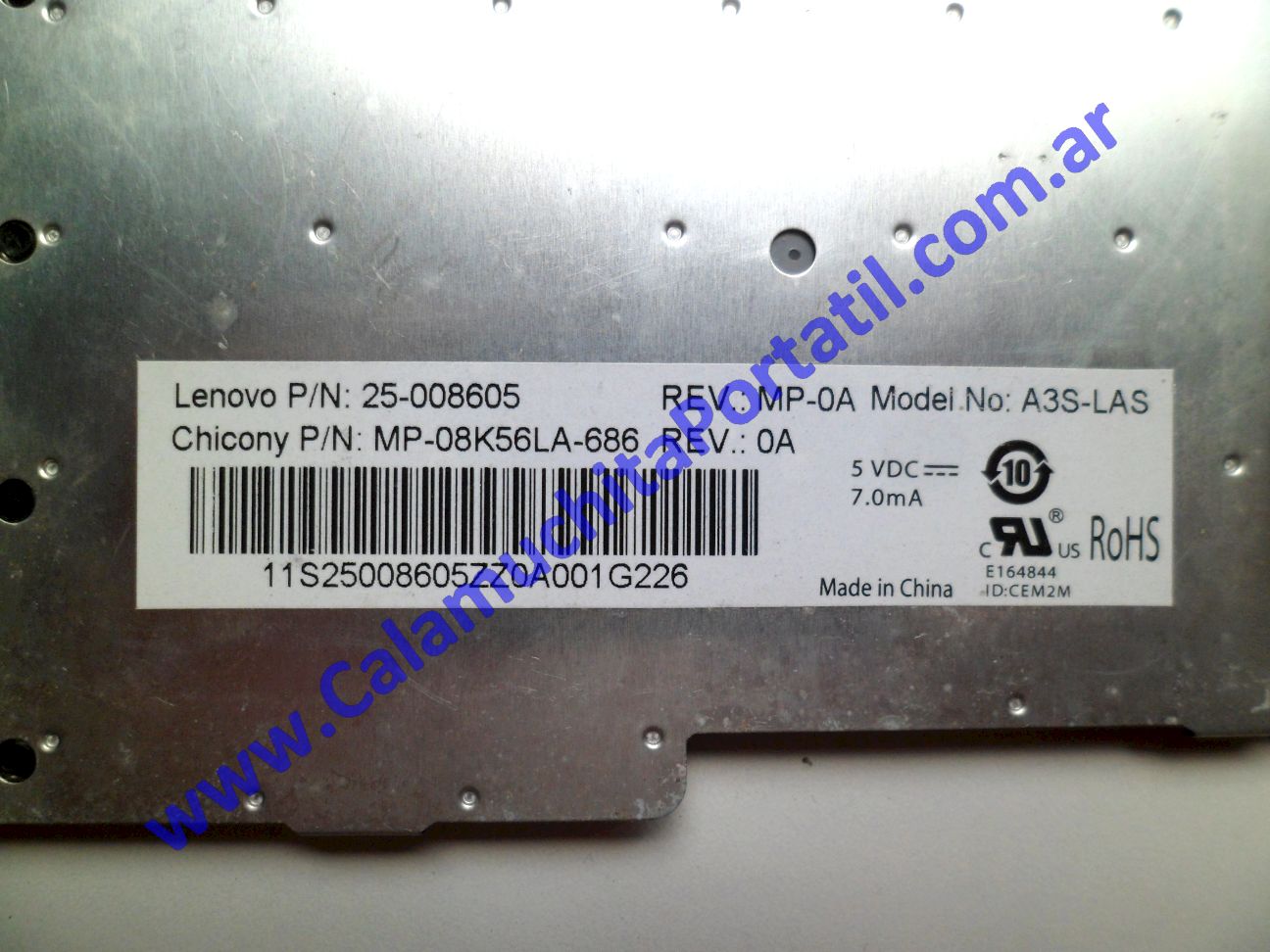 Teclado Lenovo G550 - 2958