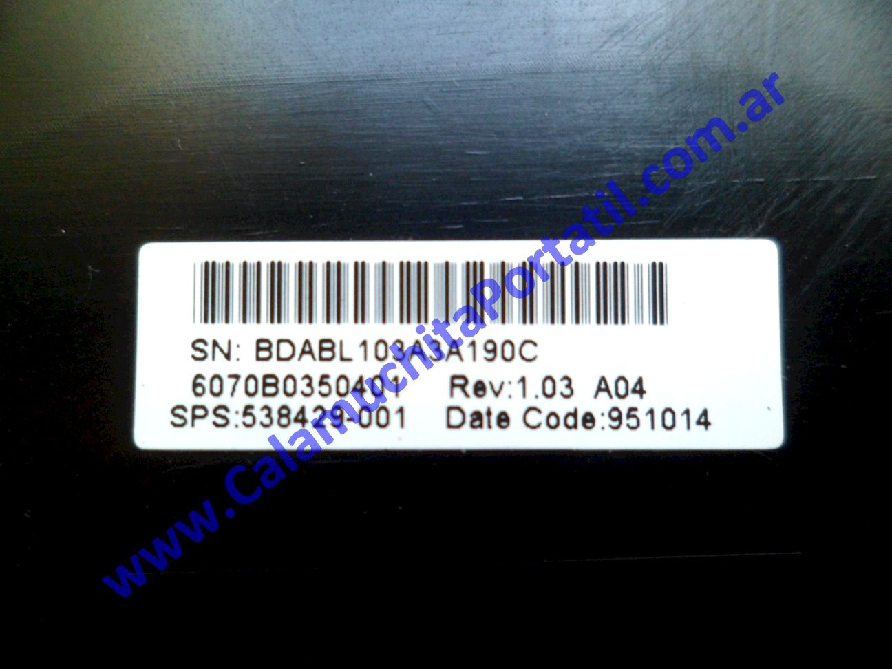 Carcasa Tapa Compaq 515 - WM787LA#AC8