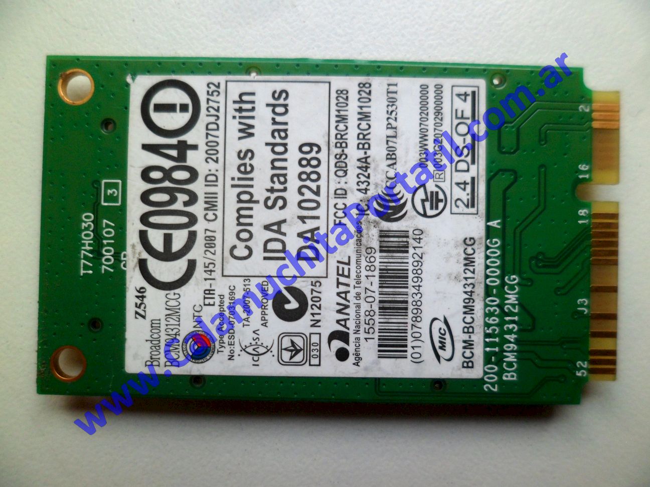 Placa Wifi Lenovo 3000 N500 - 4233
