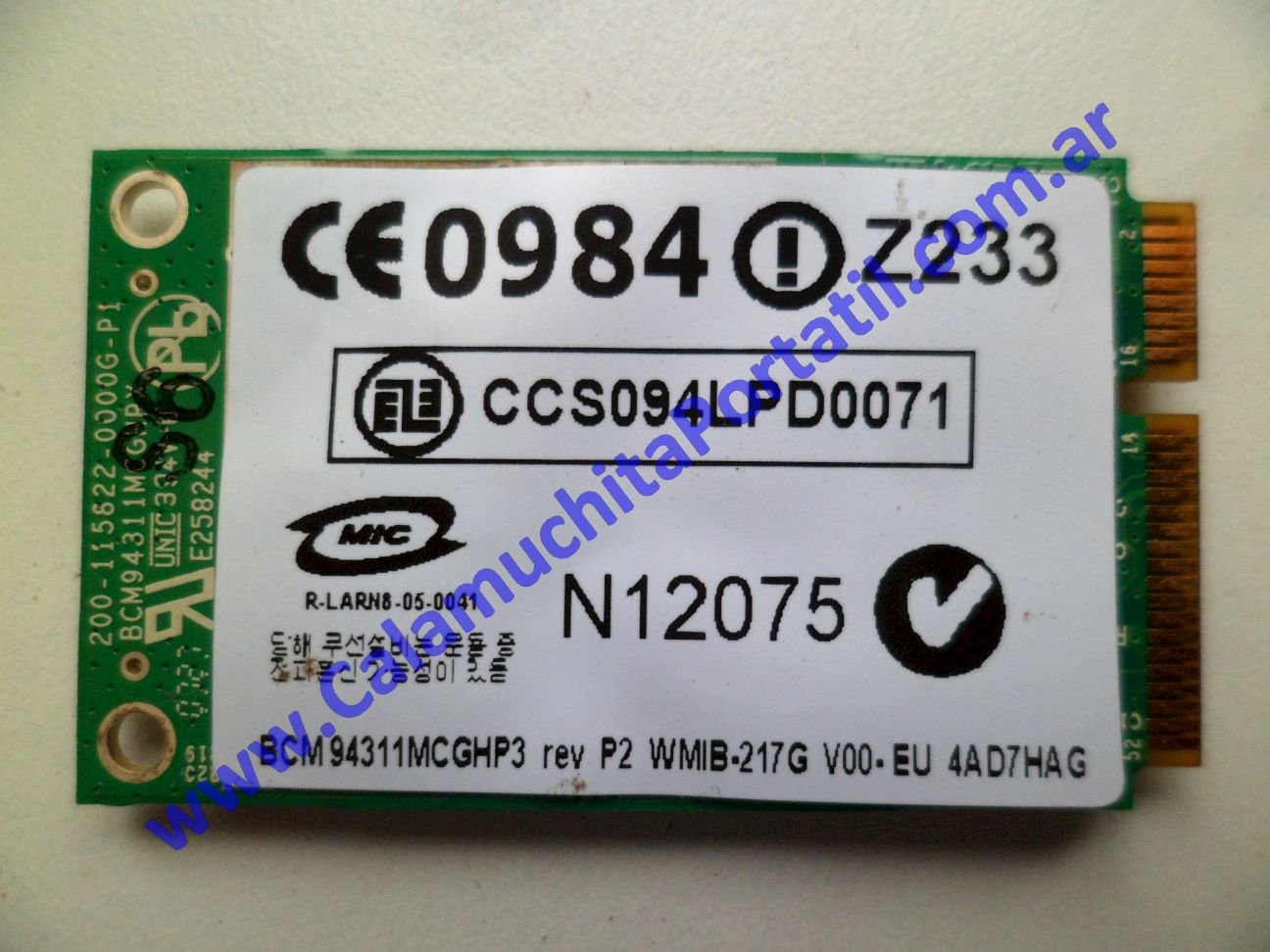 Placa Wifi Compaq Presario F500 - F565LA - GM636LA#AC8