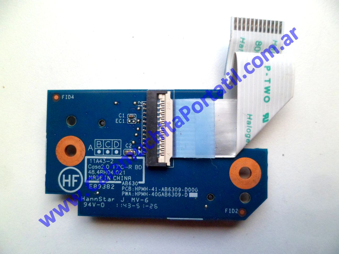 Placa CardReader HP Pavilion dv7-6c47cl - A6X09UAR#ABA