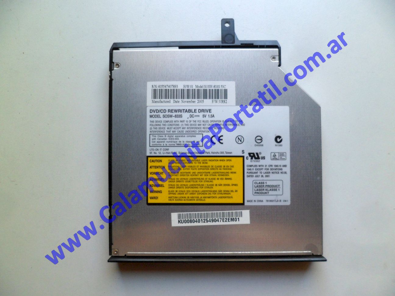 Grabadora DVD Acer Aspire 3003LMi - ZL5