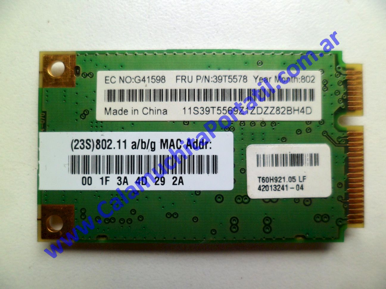 Placa Wifi Lenovo T61 - 7661