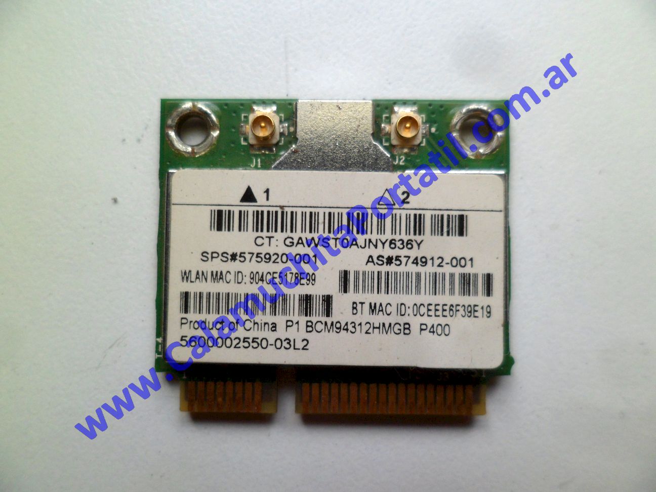 Placa Wifi HP Mini 110-1150LA - VU376LA#ABM