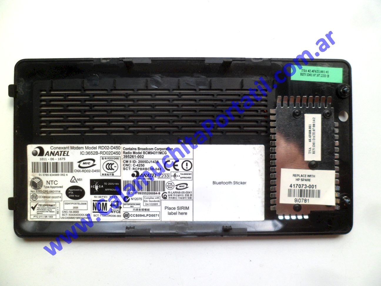 Carcasa Tapa Disco HP Pavilion dv2000 - dv2422la - GM690LA#AC8
