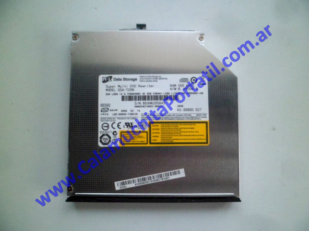 Grabadora DVD Acer Aspire 5520-5323 - ICW50