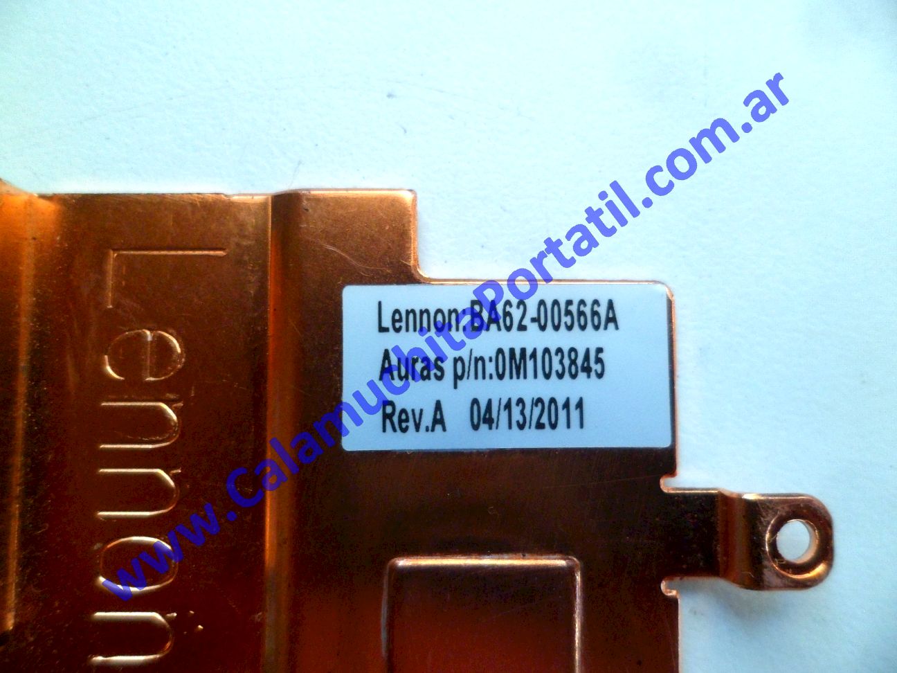 Cooler C/Disipador Samsung NC110 - NP-NC110