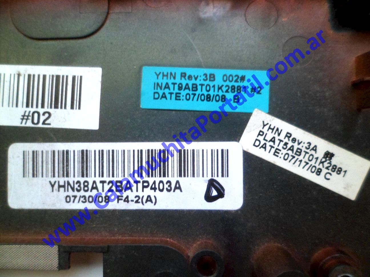 Carcasa Base HP Pavilion dv9000 - dv9700 - dv9910us - FE694UA#ABA