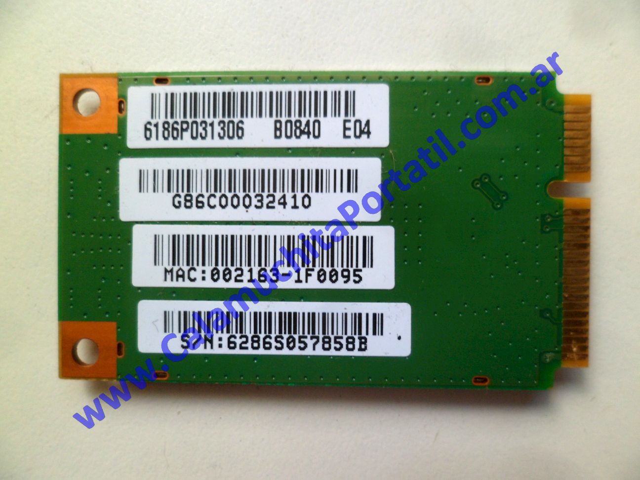 Placa Wifi Toshiba A215-SP5816 - PSAFGU-07E01M