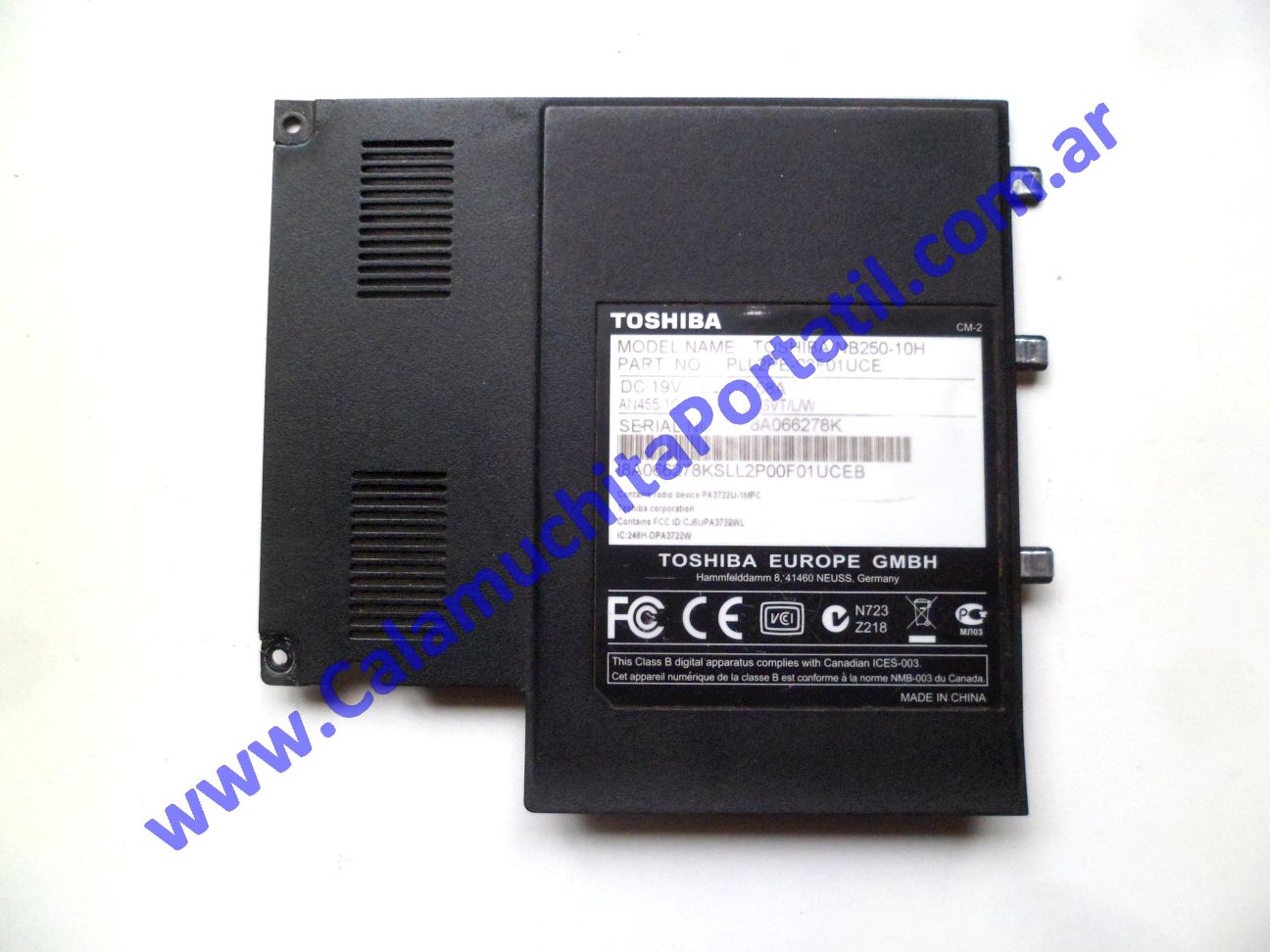 Carcasa Tapa Disco Toshiba NB250-10H - PLL2PE-00F01UCE
