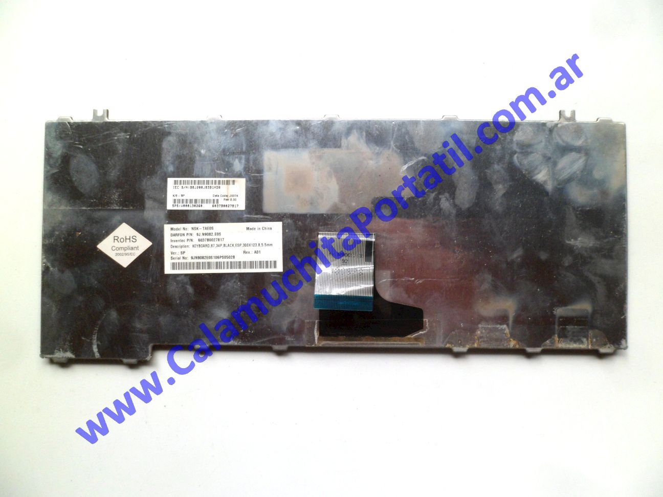 Teclado Toshiba Satellite L515-SP4031L - PSLQ0U-03MLM2