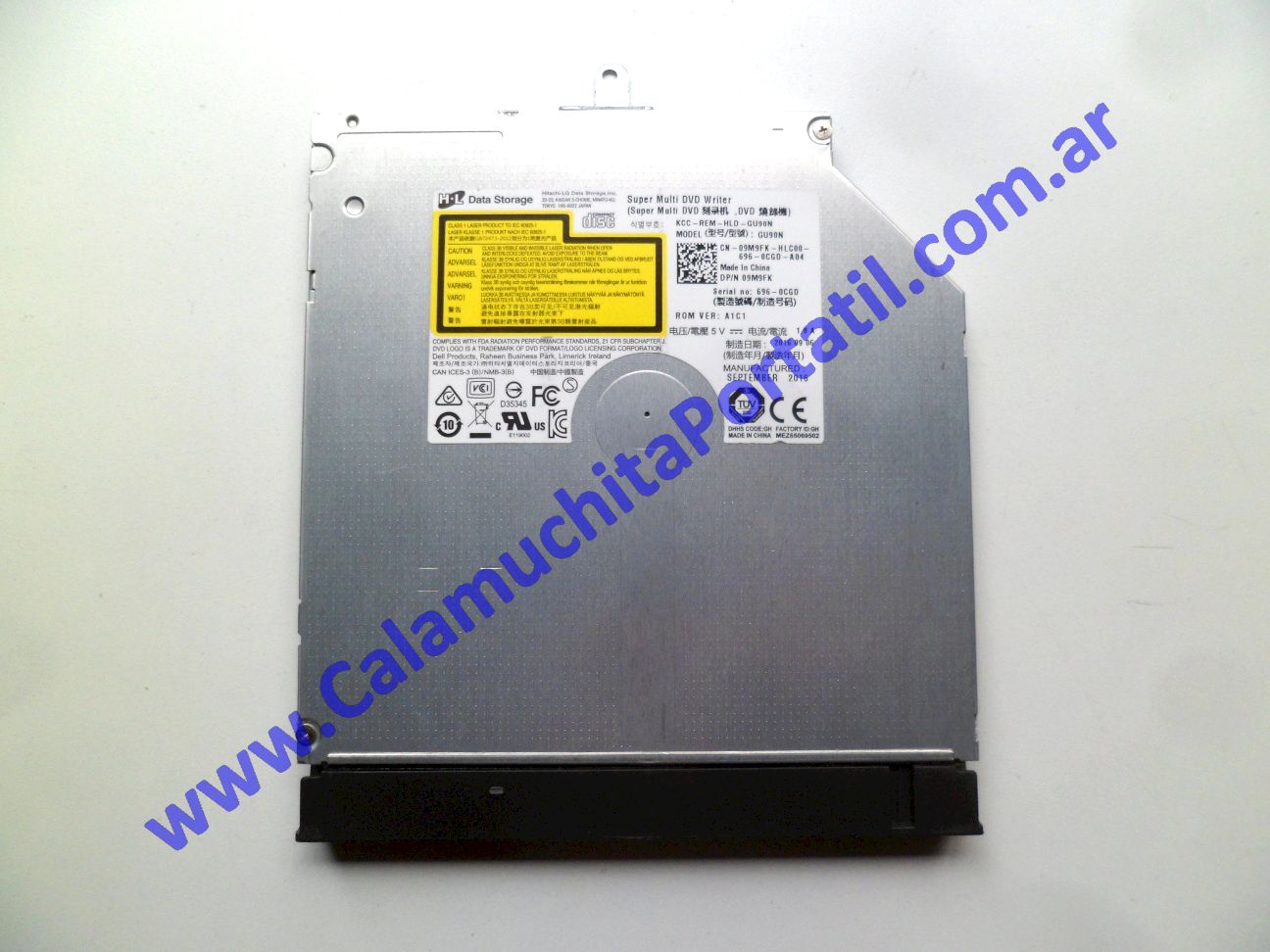 Grabadora DVD Dell Inspiron 15 5000 Series - P66F