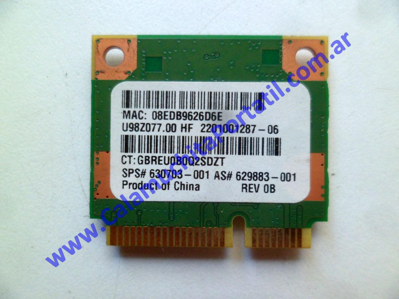 Placa Wifi Compaq Presario CQ57-339WM - QE264UA#ABA