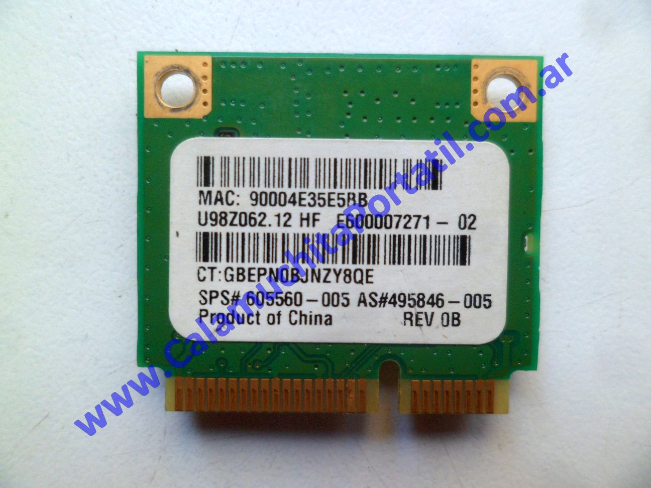 Placa Wifi HP Pavilion dv7-4223CA - LG538UA#ABC