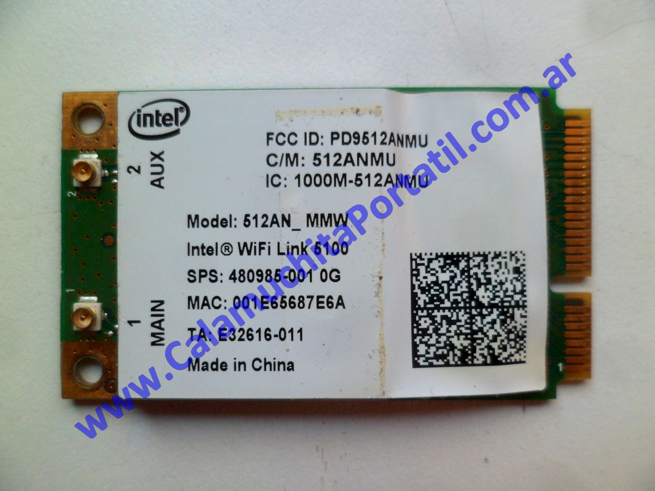 Placa Wifi HP Pavilion HDX16 - X16t-1200 - NK133AV