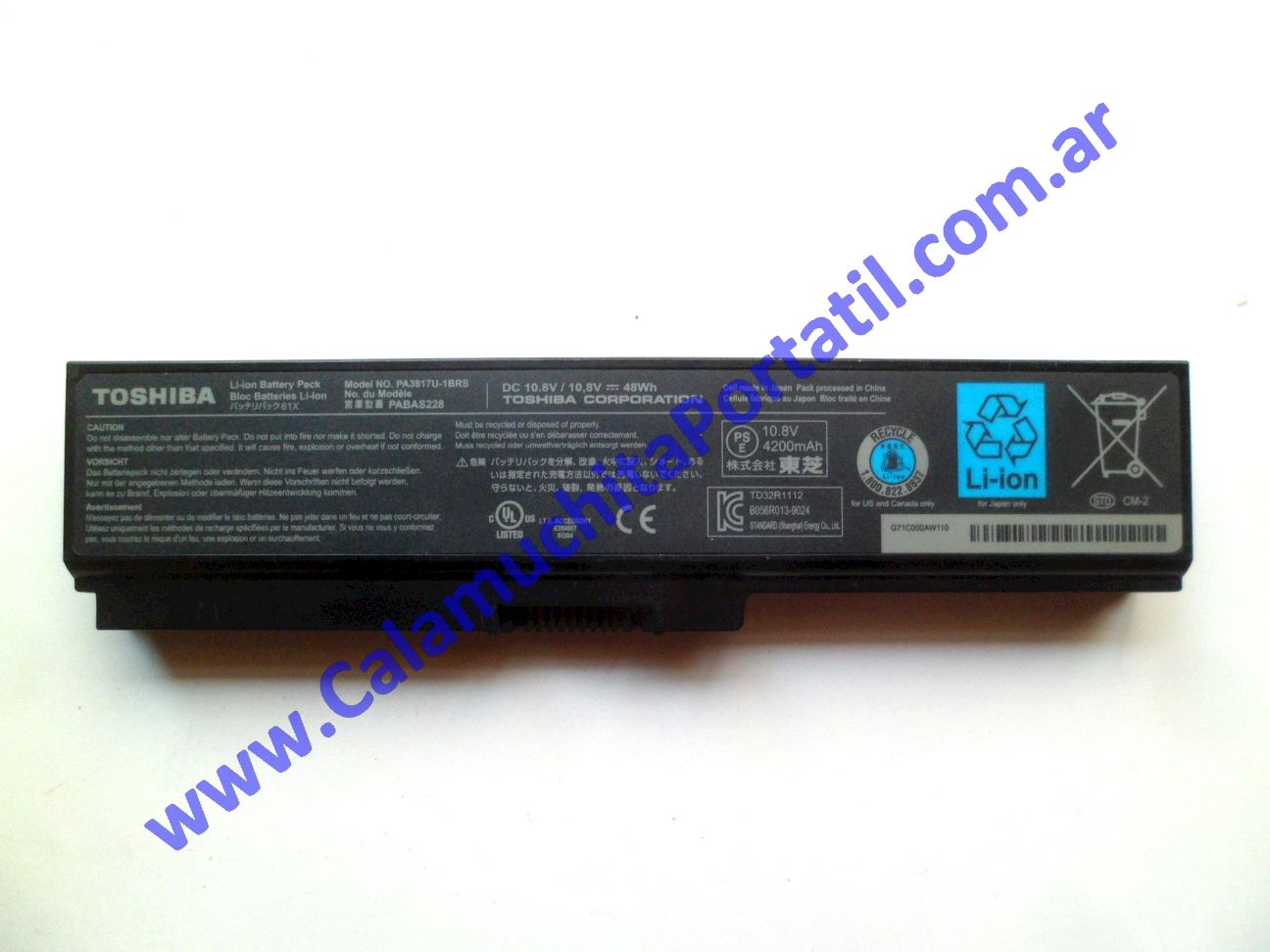 Batería Toshiba Satellite L645-SP4138L - PSK0GU-0JTLM9