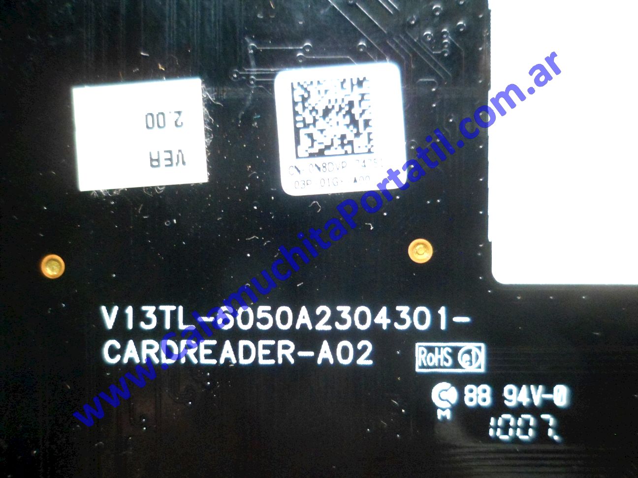 Placa CardReader Dell Vostro V13 - P08S
