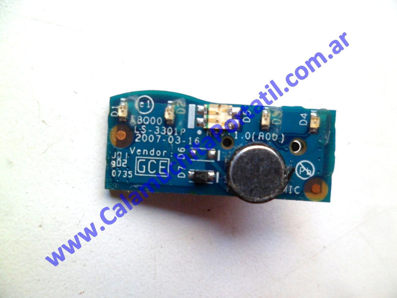 Placa Leds Dell Latitude D630 - PP18L