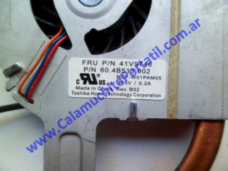 Cooler C/Disipador Lenovo X60s - 1702