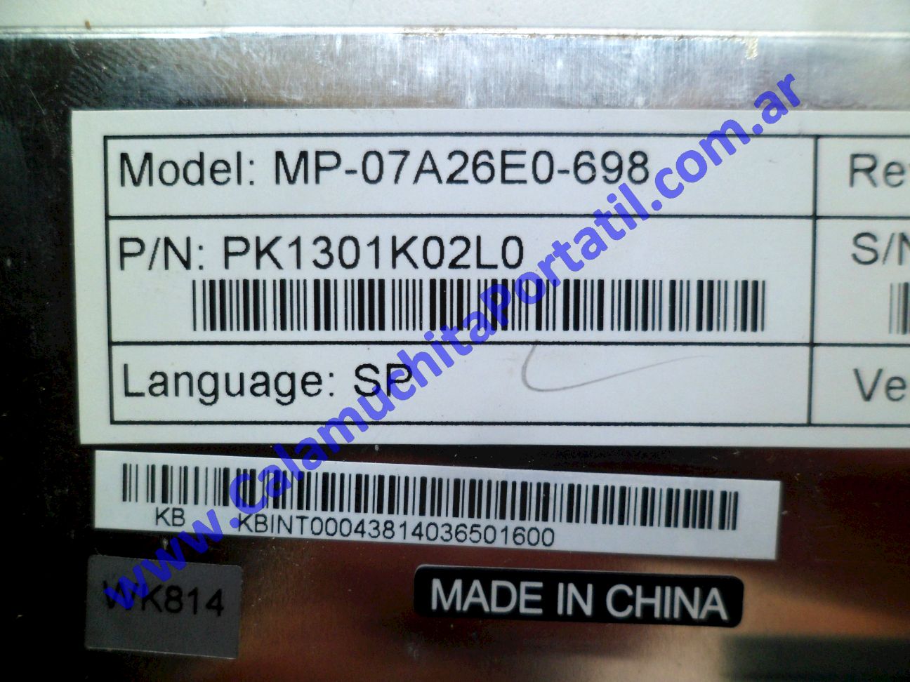 Teclado Acer Aspire 5520-5148 - ICW50