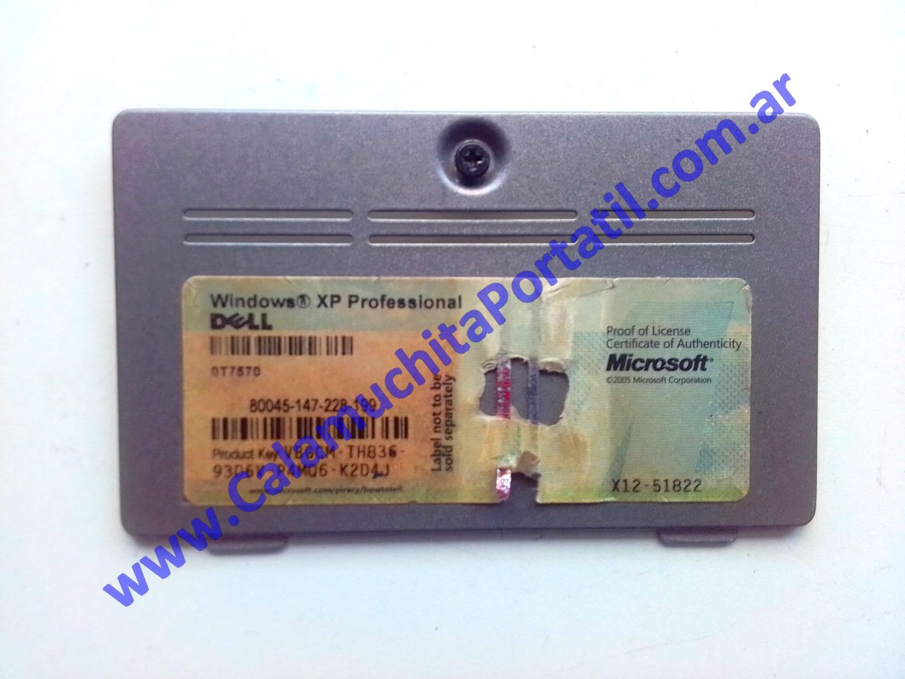 Carcasa Tapa Memoria Dell Latitude D620 - PP18L