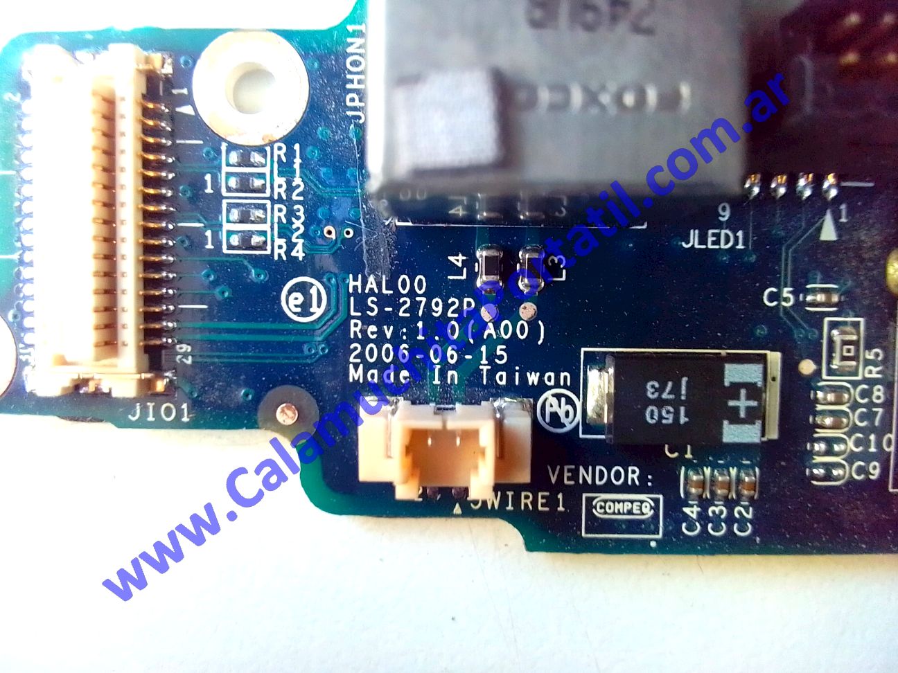 Placa USB Dell Latitude D620 - PP18L