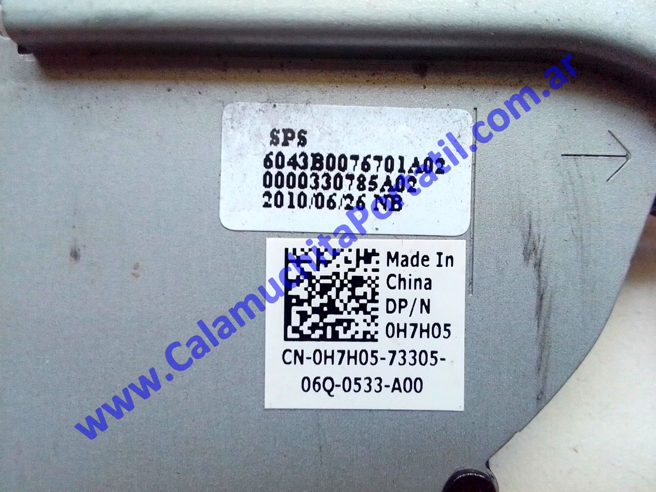 Cooler C/Disipador Dell Latitud 13