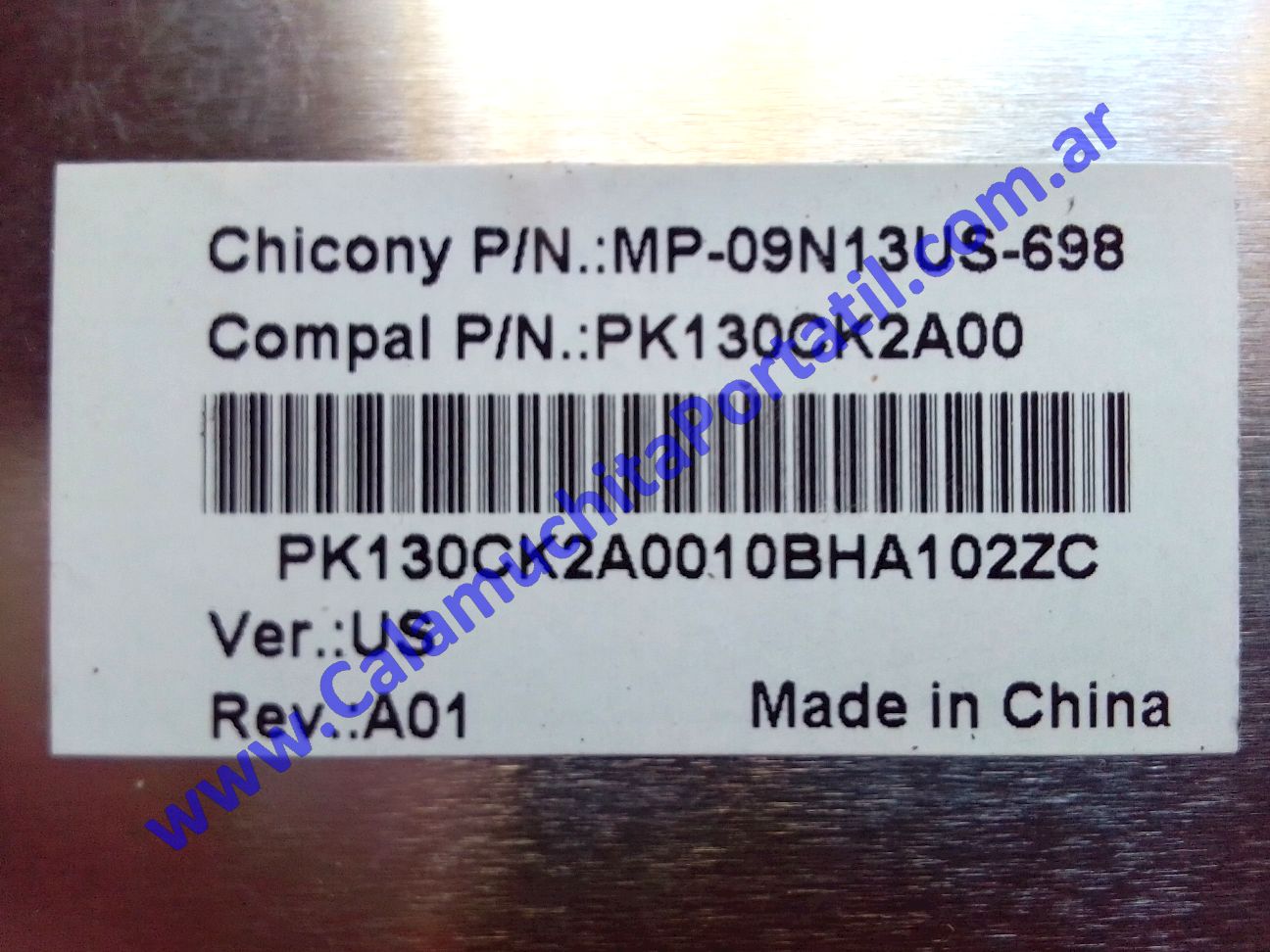 Teclado Toshiba Satellite L675D