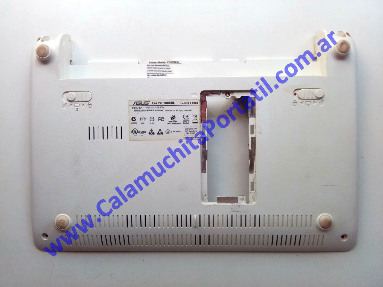 Carcasa Base Asus Eee PC 1005HA-WHI115S