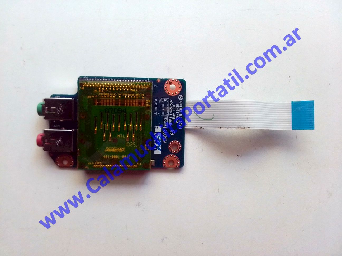 Placa CardReader Lenovo G465 - 4382