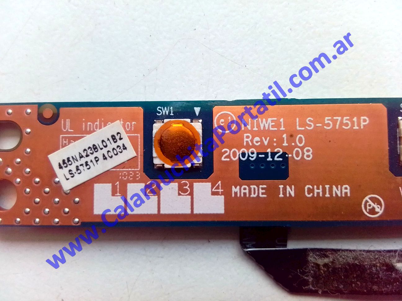 Placa Encendido Lenovo G465 - 4382