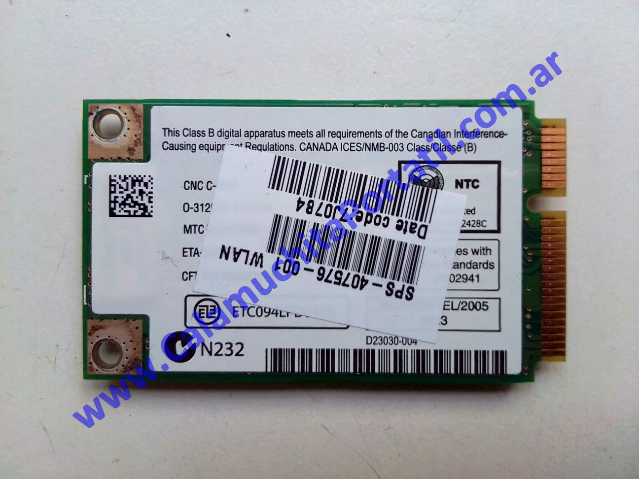 Placa Wifi HP HP 530 - KD089AA#ABM