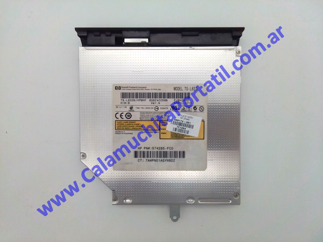 Grabadora DVD Compaq Presario CQ42-122LA - WX482LA#AC8