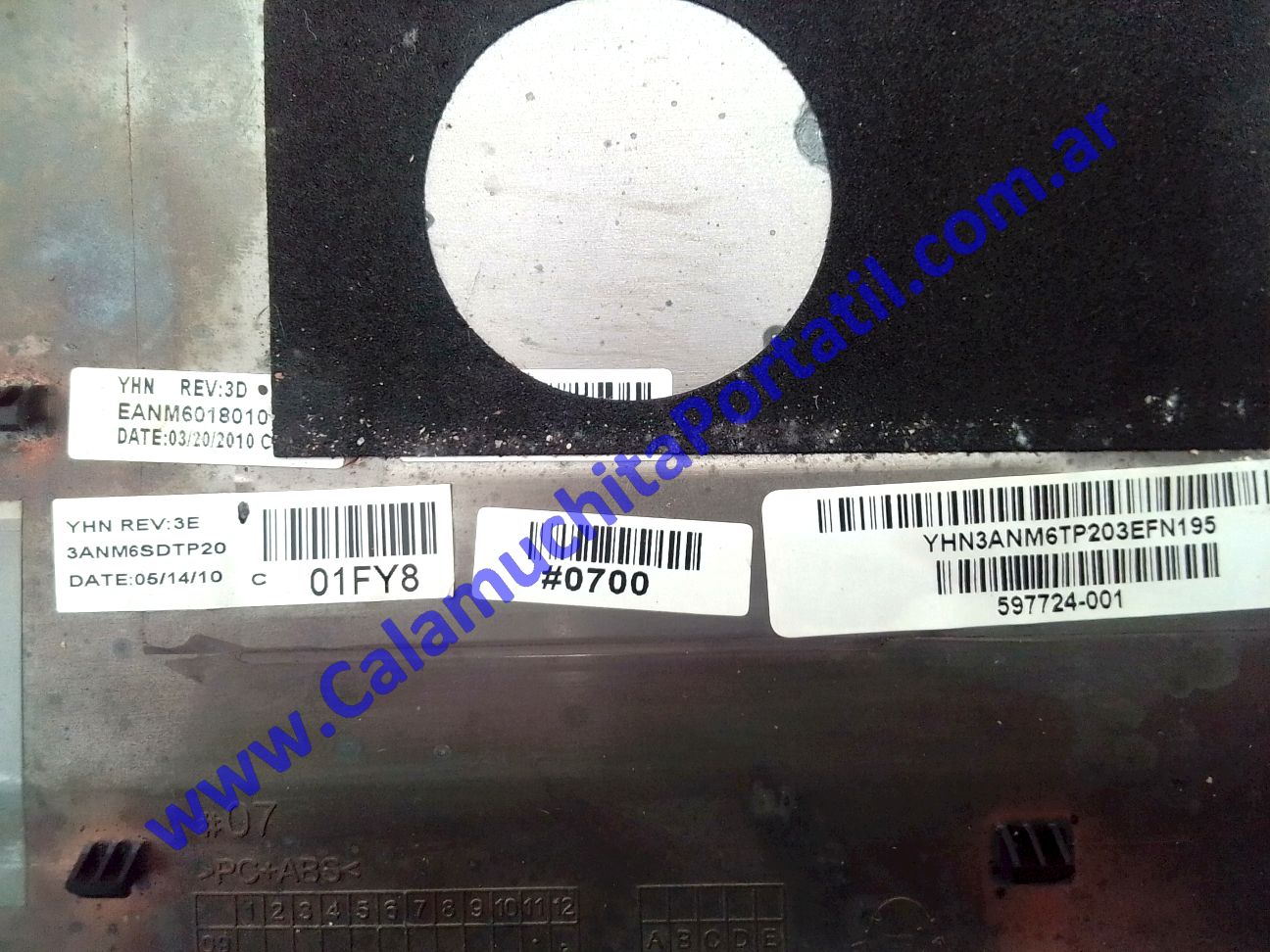 Carcasa Tapa General HP Mini 210-1076NR - WK988UAR#ABA