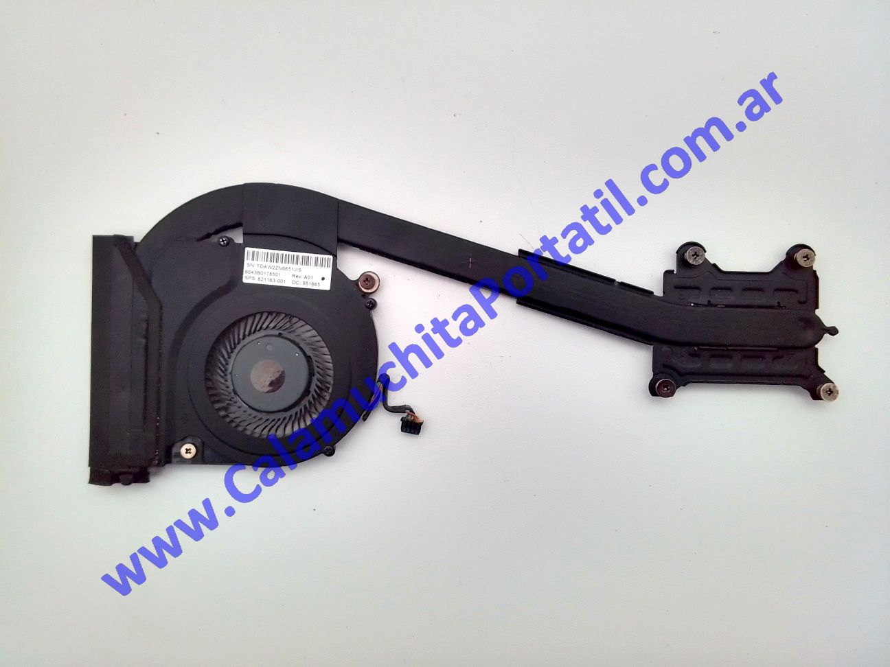 Cooler C/Disipador HP EliteBook 840 G3 - W4R30UC#ABM