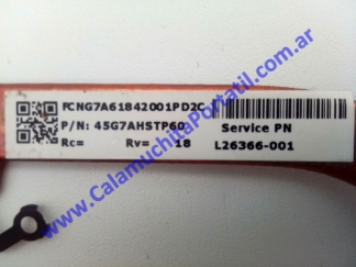 Disipador HP Pavilion 14-ce0003la - 3PX90LA#AC8