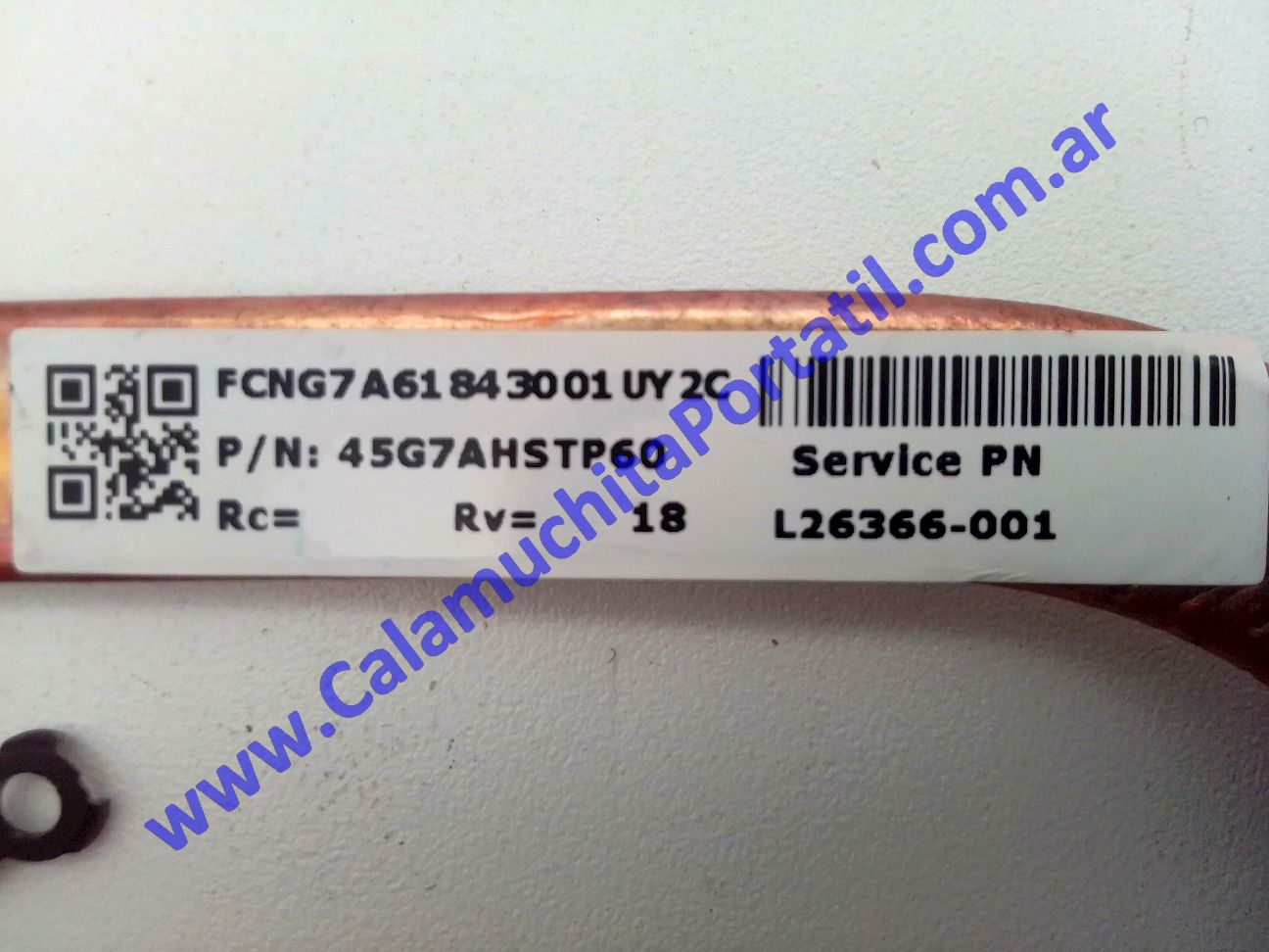 Disipador HP Pavilion 14-ce0003la - 3PX90LA#AC8