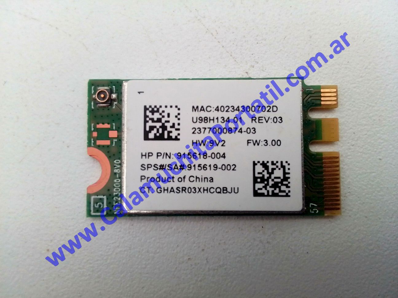 Placa Wifi HP 240 G7 - 6GJ38LT#ABM
