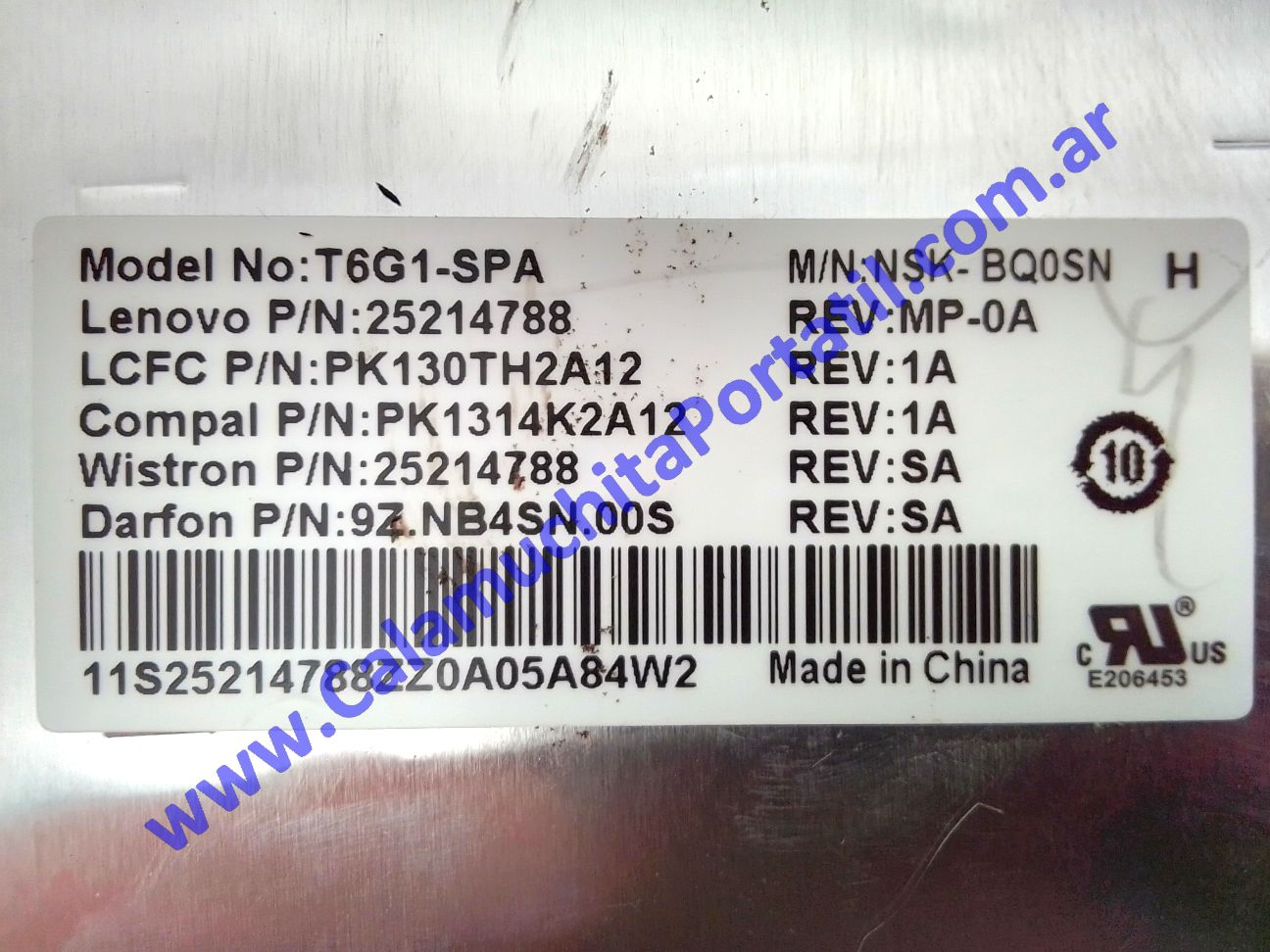 Teclado Lenovo G50-80 - 80E5